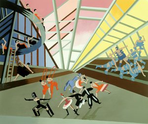 バレエ、パブの照明プロジェクト。 1930年（ポショワールにガッシュ）