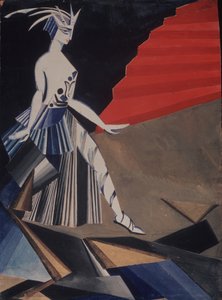 サロメ。演劇サロメの衣装デザイン、O。ワイルド作、1917年