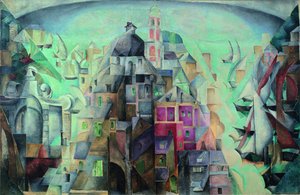 1912〜1913年のディエペ市の合成図 作： Alexandra Alexandrowna Exter