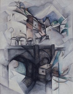 橋。セーヴル、1912 作： Alexandra Alexandrowna Exter