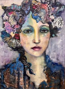 質感豊かなアート作品：女性 作： 