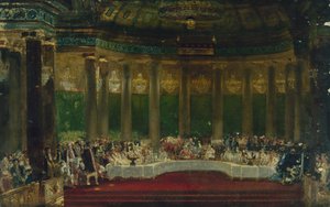チュイルリーでのナポレオン1世の結婚披露宴（4月2日 作： Alexandre (1770 1844) Dufay