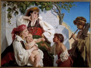 Alexander AntignaによるAnso絵画のアラゴン 作： Alexandre Antigna