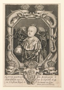 王太子としてのルイ 14 世の肖像 (Le vray pourtraict de Monseigneur le Dauphin) 作： Alexandre Boudan