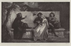 フィレンツェの詩人 作： Alexandre Cabanel