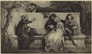 フィレンツェの詩人（グラビア） 作： Alexandre Cabanel