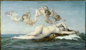 ヴィーナスの誕生」油彩・キャンバス 作： Alexandre Cabanel