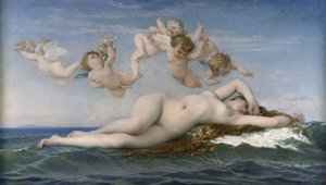 金星の誕生、1863 作： Alexandre Cabanel