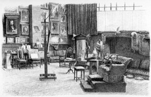 スタジオ、c1880-1882。 作： Alexandre Cabanel