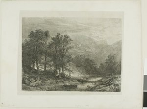 アルプスの風景 作： Alexandre Calame