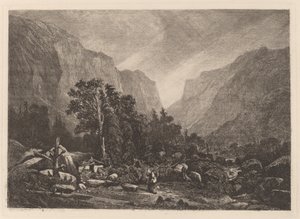 廃墟の家のカップル 作： Alexandre Calame