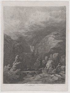 風景、1839年。 作： Alexandre Calame