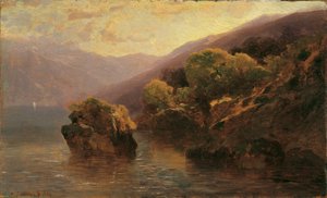 ジュネーブ湖からロット 作： Alexandre Calame