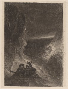 難破船 作： Alexandre Calame