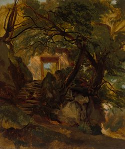 アリッチャのヴィラ キーギ公園の階段 作： Alexandre Calame
