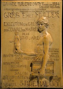 Muller Stoneware Manufactoryn mainos 作： Alexandre Charpentier