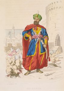 1816年から1818年にかけてアルジェを支配したアリ・コジャ。緑のターバンを巻き、立派な剣を携えている。