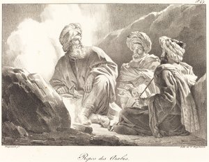 残りのアラブ人 作： Alexandre Evariste Fragonard