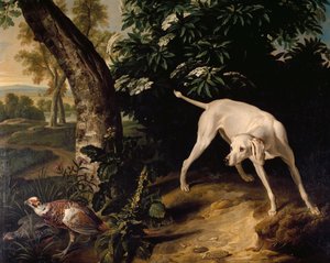 アレクサンドル・フランソワ・デスポータス（1661-1743）が描いた狩猟場面の一部（フランス