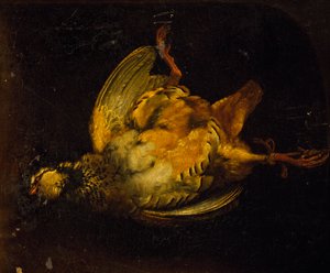 フランス、アレクサンドル・フランソワ・デスポータス（1661-1743）の作品「ヤマウズラのある静物」。 作： Alexandre Francois Desportes