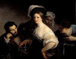若い遊女 作： Alexandre Francois Xavier Sigalon