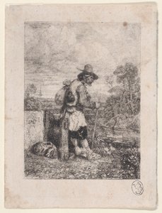 乞食、1833-38。 作： Alexandre Gabriel Decamps