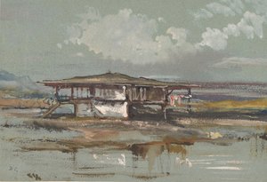 トルコの家、1820  -  60年。 作： Alexandre Gabriel Decamps