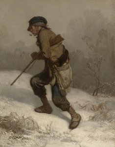 密猟者、1847年頃 作： Alexandre Gabriel Decamps