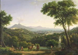 カポディモンテからのナポリの眺め、1813