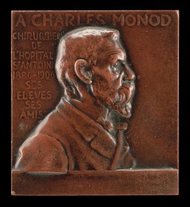 アレクサンドル シャルル モノー、1843 年から 1921 年、ロピタル ド サン アントワーヌの外科医 [表]、c. 1906年。