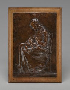 マタニティ、または子供を看護する若い女性、モデル 1882。 作： Alexandre Louis Marie Charpentier