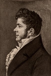 スタンダールの肖像 フランスの小説家（リトグラフ） 作： Alexandre Marie Longuet