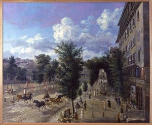 グラン・ブールヴァール、パリ、1800年頃（絵画）