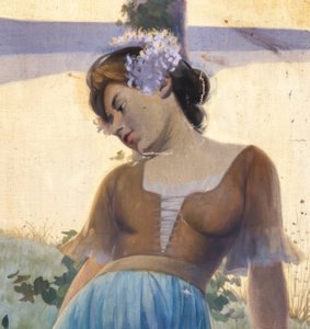 農業、工業、輸出の寓意を表現した壁画 作： Alexandre de Riquer
