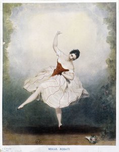 古典舞踊: 1848 年のミス ロサティ 作： Alexandre de Valentini