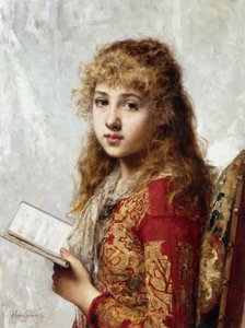 熟考、 作： Alexei Alexevich Harlamoff