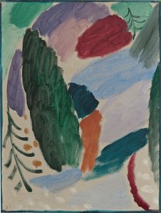 1915 年の霜の日。 作： Alexej von Jawlensky