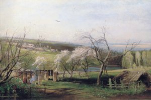 カントリービュー」、1867年。 作： Alexei Kondratyevich Savrasov