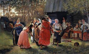 ガールズパーティー、1889 作： Alexei Korsuchin