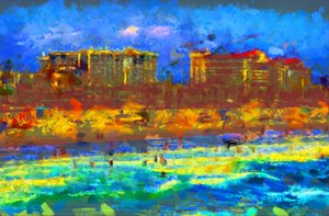 ビーチ,2020,(ミクストメディア)