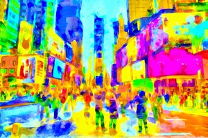 紫外線都市、2020年（ミクストメディア） 作： Alexei Makhov