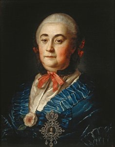 アナスタシアIsmaylova 1703-1761、1759の肖像 作： Alexei Petrovich Antropov