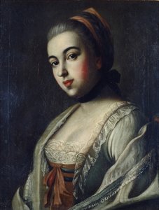 アンナ・ボロンツォヴァ伯爵夫人の肖像1743-1769、1761 作： Alexei Petrovich Antropov