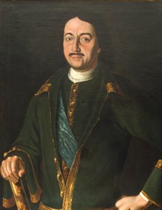 皇帝ピーター1世大帝の肖像1672-1725、1758 作： Alexei Petrovich Antropov
