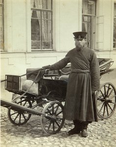 コーチマン。 アルブミン Photo by Alexei Sergeevich Mazurin (1846-after 1914) 作： Alexei Sergeevich Mazurin