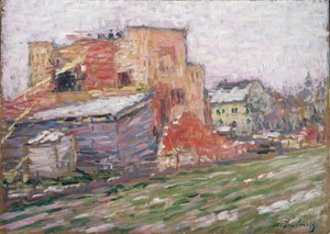 通り、1905 作： Alexej von Jawlensky