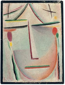 抽象的な頭;抽象的な頭、1921年頃 作： Alexej von Jawlensky