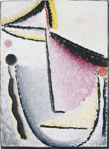 アブストラクトヘッド：哀愁、1929-1930 作： Alexej von Jawlensky