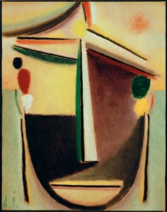抽象的頭部 作： Alexej von Jawlensky