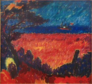 バルト海にて 作： Alexej von Jawlensky